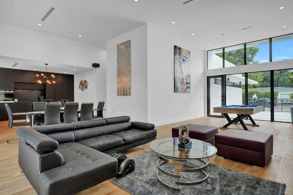 Willa Design House -Heated Pool -Big Yard -Gated Parking Miami Zewnętrze zdjęcie